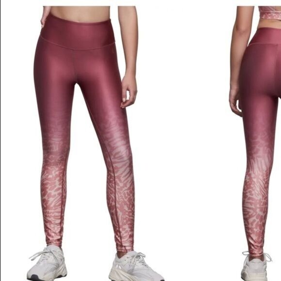 Good American Ombré High Waist Wild Hibiscus Leggings - Picture 1 of 7